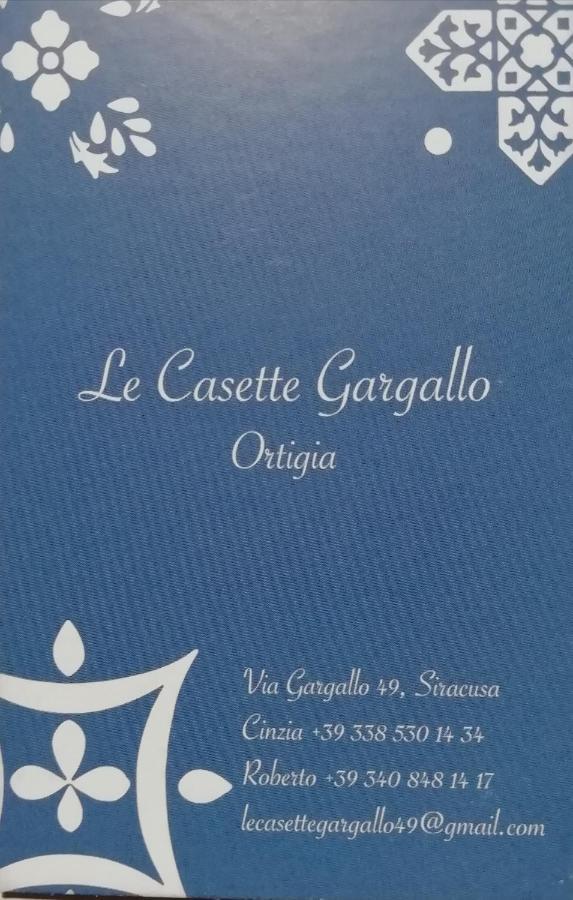 Le Casette Gargallo 1 - Ortigia Syracuse Exterior photo